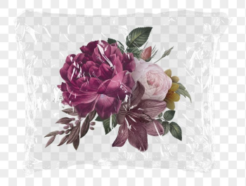 Pink roses png flower plastic | Free PNG - rawpixel