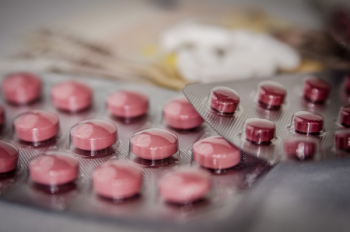 Pink Round Medication Pills Pink Round Medication Pills