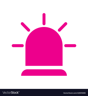 pink siren icon or logo pink siren icon or logo