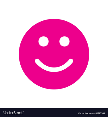 pink smile solid icon pink smile solid icon