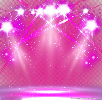 Pink stage lights illustration, Stage lighting transparent background PNG clipart