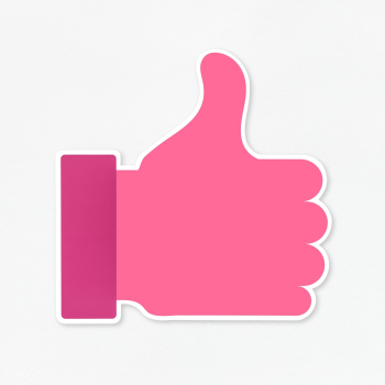 Pink thumbs up like icon | Free stock psd mockup - 514566 Pink thumbs up like icon | Free stock psd mockup - 514566