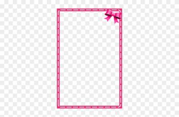 Pink Vintage Frames Png Pink Girly Frame By Thekarinaz - Girly Frame Png