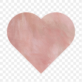 Pink watercolor heart png sticker, | Free PNG - rawpixel