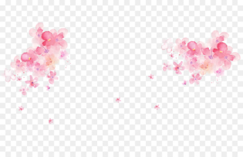 Pink Watercolor painting Flower Desktop Wallpaper - Pink watercolor flowers 
