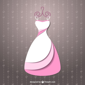Pink wedding dress Pink wedding dress