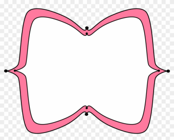 Pink Wide Pointy Frame - Pink Wide Pointy Frame