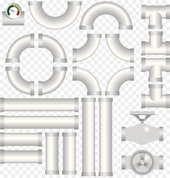 Pipe Plumbing Plumber Illustration - Water pipe transfer pipe head 