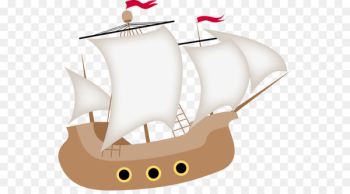 Piracy Boat Clip art - Cartoon pirate ship 