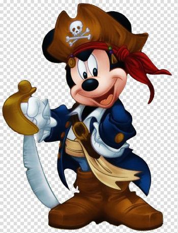 Pirate Mickey Mouse illustration, Magic Kingdom Disneyland Mickey Mouse Disney Cruise Line Disney Magic, Pirates transparent background PNG clipart