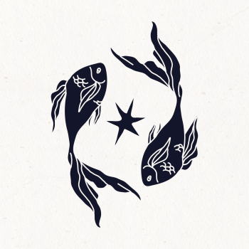 Pisces horoscope animal illustration psd | Free PSD - rawpixel Pisces horoscope animal illustration psd | Free PSD - rawpixel