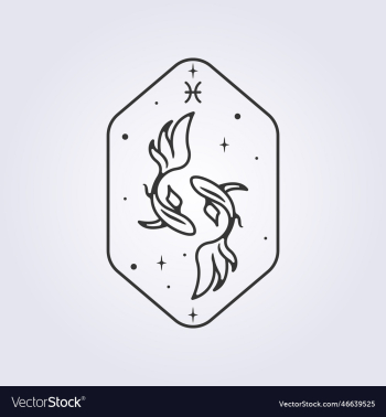 pisces zodiac astrology horoscope line art pisces zodiac astrology horoscope line art