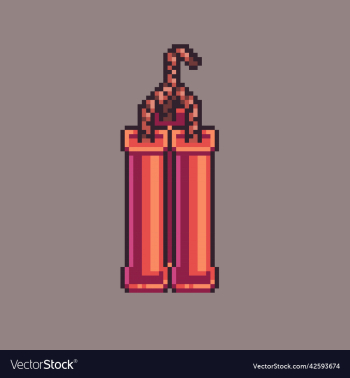 pixel art bomb dynamite grenade pixel art bomb dynamite grenade