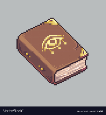 pixel art book icon for game development pixel art book icon for game development