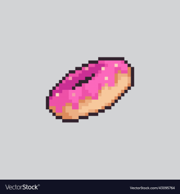 pixel art donut dessert pixel art donut dessert