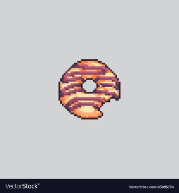 pixel art donut dessert pixel art donut dessert