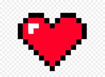 Pixel art Heart 8-bit color - heart Pixel art Heart 8-bit color - heart