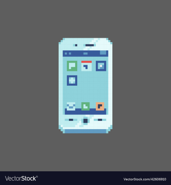 pixel art smartphone llustration for game pixel art smartphone llustration for game