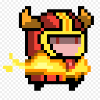 Pixel Art, Soul Knight, Lava Knight, Fictional Character, Art PNG