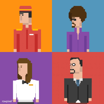 Pixel illustration of occupation | Free stock vector - 95113 Pixel illustration of occupation | Free stock vector - 95113