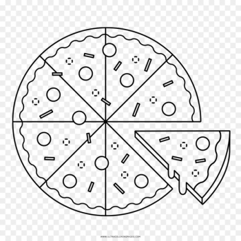 Pizza Drawing Coloring book Line art - helloweem Pizza Drawing Coloring book Line art - helloweem