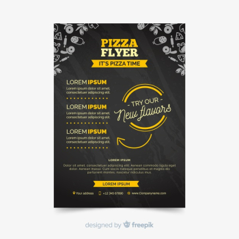 Pizza flyer template Pizza flyer template