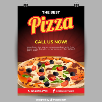 Pizza restaurant flyer Pizza restaurant flyer
