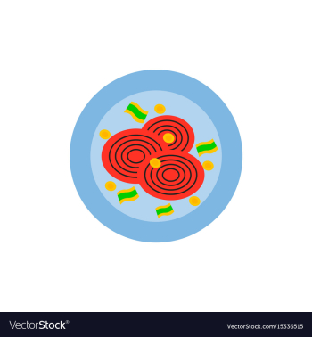Pizza with onion simple pizza vector image Pizza with onion simple pizza vector image