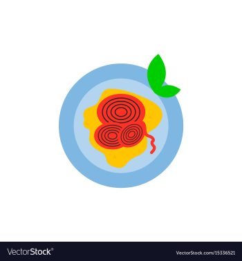 Pizza with onion simple pizza vector image Pizza with onion simple pizza vector image