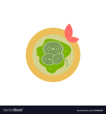 Pizza with onion simple pizza vector image Pizza with onion simple pizza vector image