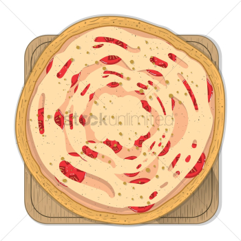 Pizza with pan