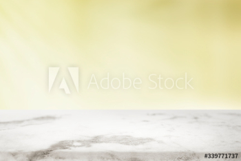 Plain yellow background with white marble Plain yellow background with white marble