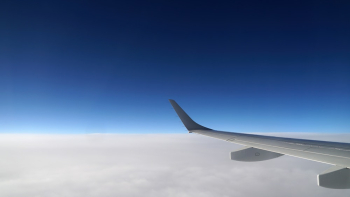 Plane Wing From Airplane Window