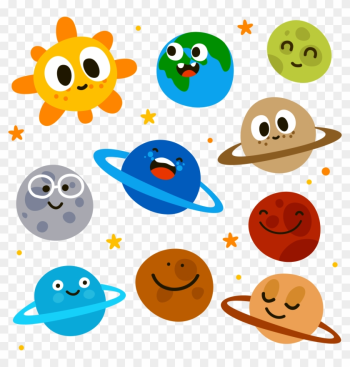 Planet Solar System Cartoon Illustration - Cartoon Solar System Planets Png Planet Solar System Cartoon Illustration - Cartoon Solar System Planets Png