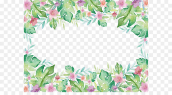 Plant Euclidean vector Download - Watercolor plant border Plant Euclidean vector Download - Watercolor plant border
