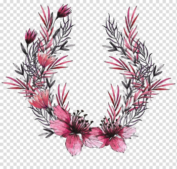 Plants Wreath transparent background PNG clipart