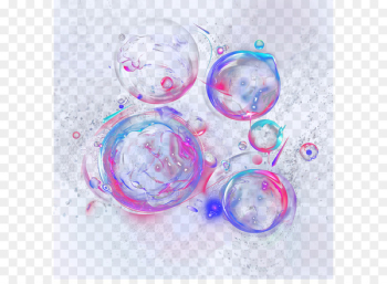 Plastic Circle Purple - Bubble light effect Plastic Circle Purple - Bubble light effect