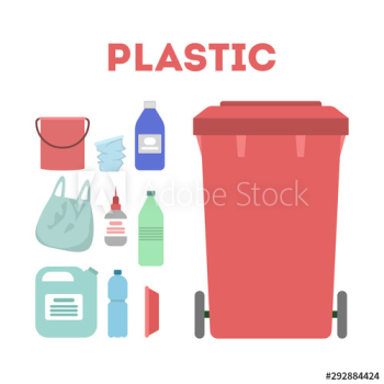Plastic garbage set Plastic garbage set
