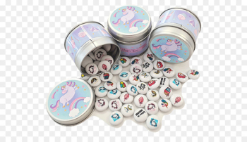 Plastic Promotional merchandise TortenBild-Druckerei Pin Badges - dab unicorn 