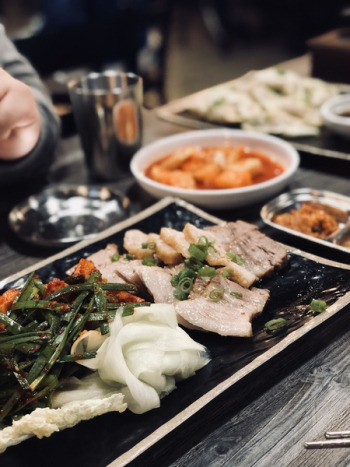 Plate Of Thin Sliced Meat