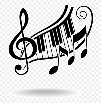 Player Piano Musical Note - Piano Keys And Music Notes