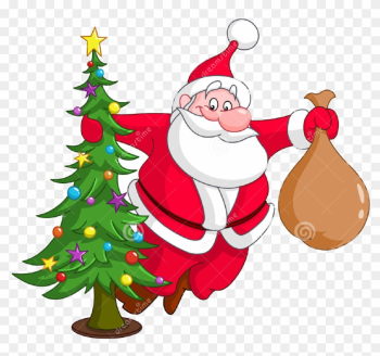 *please Have Your Groups Bring A Sack Lunch* - Santa And Christmas Tree