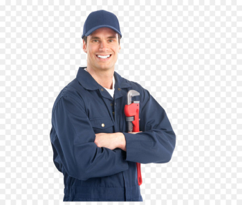 Plumber Plumbing HVAC Drain Central heating - Industrial worker PNG image 