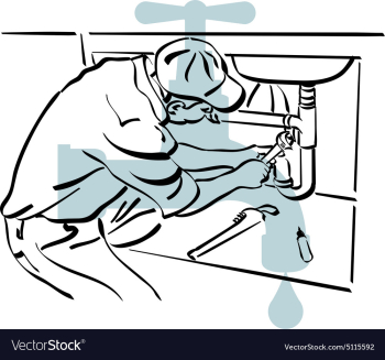 Plumber vector image Plumber vector image