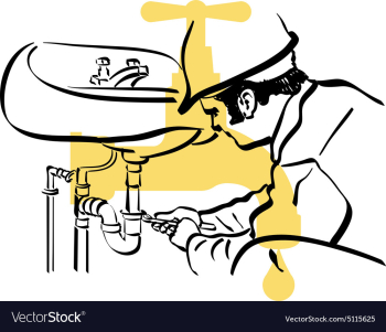 Plumber vector image Plumber vector image