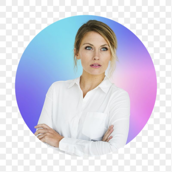 Png armed cross businesswoman, round | Free PNG - rawpixel