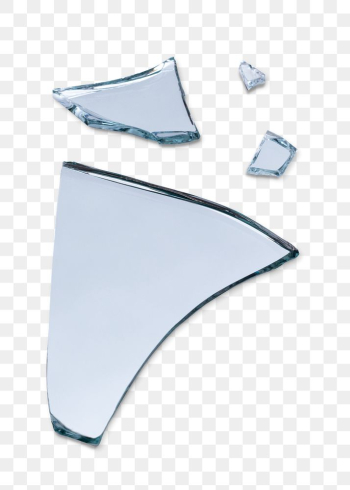 PNG broken glass shard of mirror | Free stock illustration | High Resolution graphic