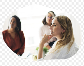 Png businesswoman smiling in meeting | Free PNG - rawpixel