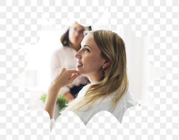 Png businesswoman smiling in meeting | Free PNG - rawpixel