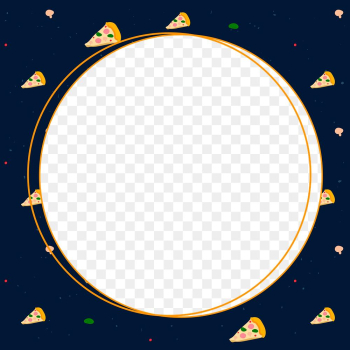 Png circle frame on pizza pattern background Png circle frame on pizza pattern background